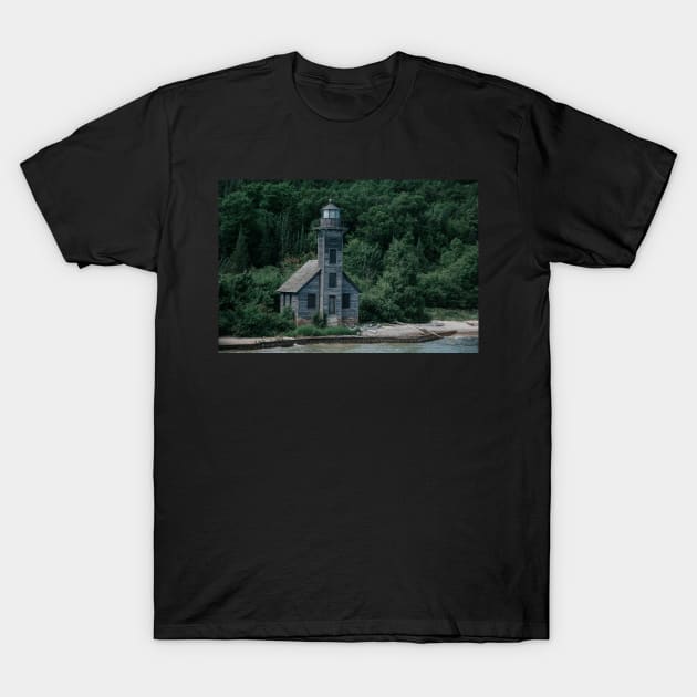 Grand Island East Channel Lighthouse T-Shirt by LindsayVaughn